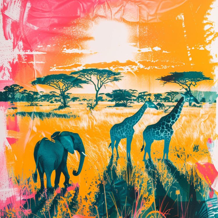 Safari Animals Fine Art Prints